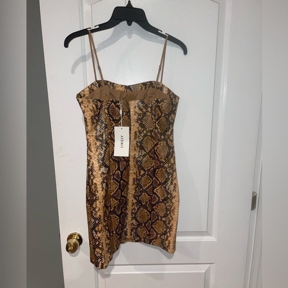New! Likely Hayley snake- python dress 🐍 sz 6 NWT! - Picture 16 of 16